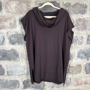 Bryn Walker Sleeveless Top Woman's‎ Small Oversized Cowl Neck Lagenlook Minimal
